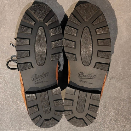 パラブーツ レザーシューズ ティエール モカシン スエード ブラウン メンズ サイズUK5 PARABOOT ビジネスシューズ 約23.5cm【LA】【中古】