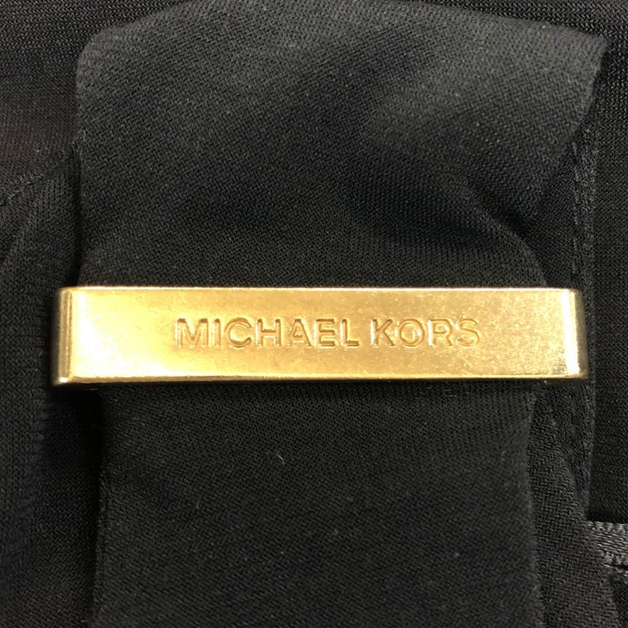 美品◆マイケルコース ノースリーブワンピース ブラック レディース サイズM Michael Kors 【AFB20】