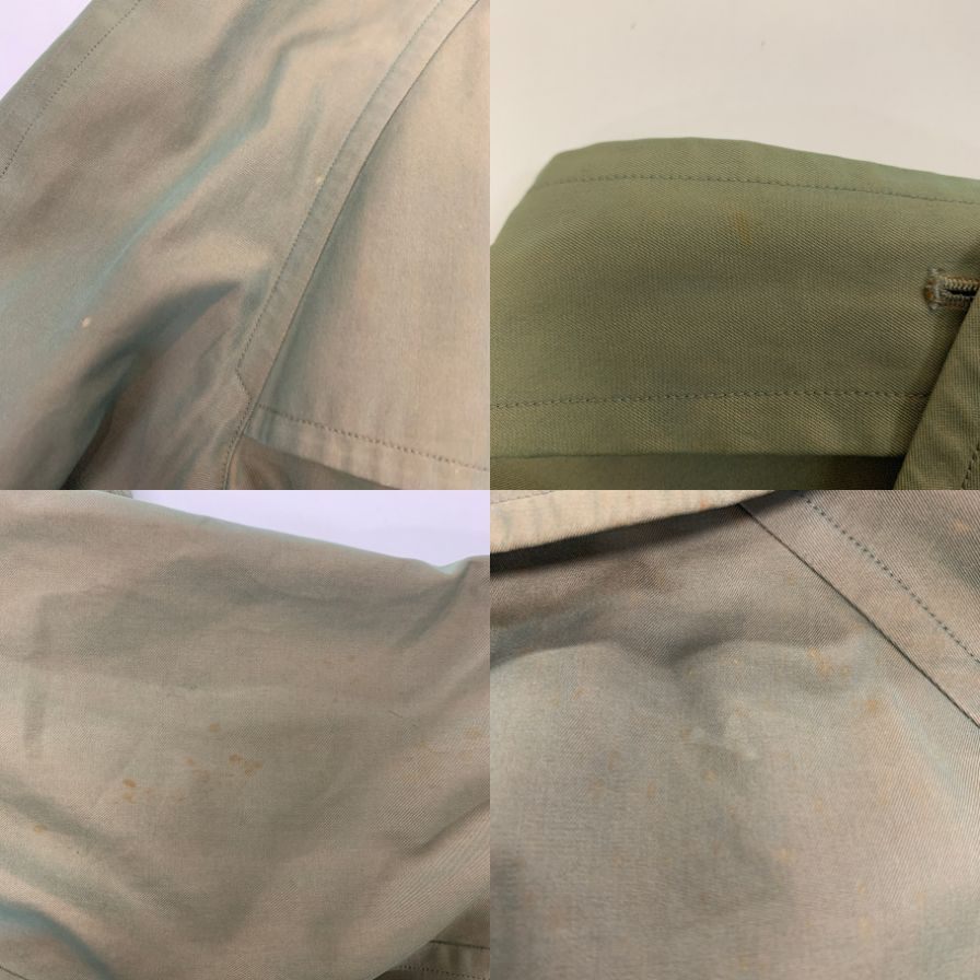 中古■バーバリー トレンチコート 90 旧タグ 玉虫色 メンズ サイズM Burberry 【AFA24】