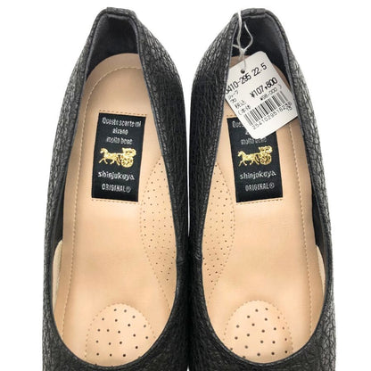 新宿屋 レザーハイヒール シャーク 5410-295 ブラック 22.5cm レディース sinjukuya 約22.5cm【7-18】