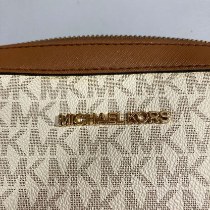 マイケルコース ショルダーバッグ ジェットセット レザー 総柄 レディース ブラック ホワイト MICHAEL KORS【AFE5】
