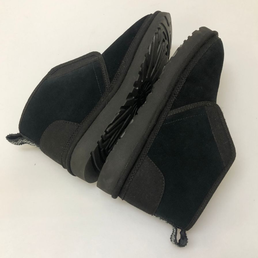 アグ ショートブーツ ニューメル フレックス ブラック サイズ26cm 1106995 UGG 約26.0cm【AFC47】