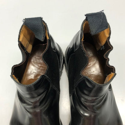 チャーチ チェルシーブーツ ナントン ポリッシュドバインダーカーフ ブラック サイズ6.5F church's ブーツ 約25.5cm【LA】【中古】