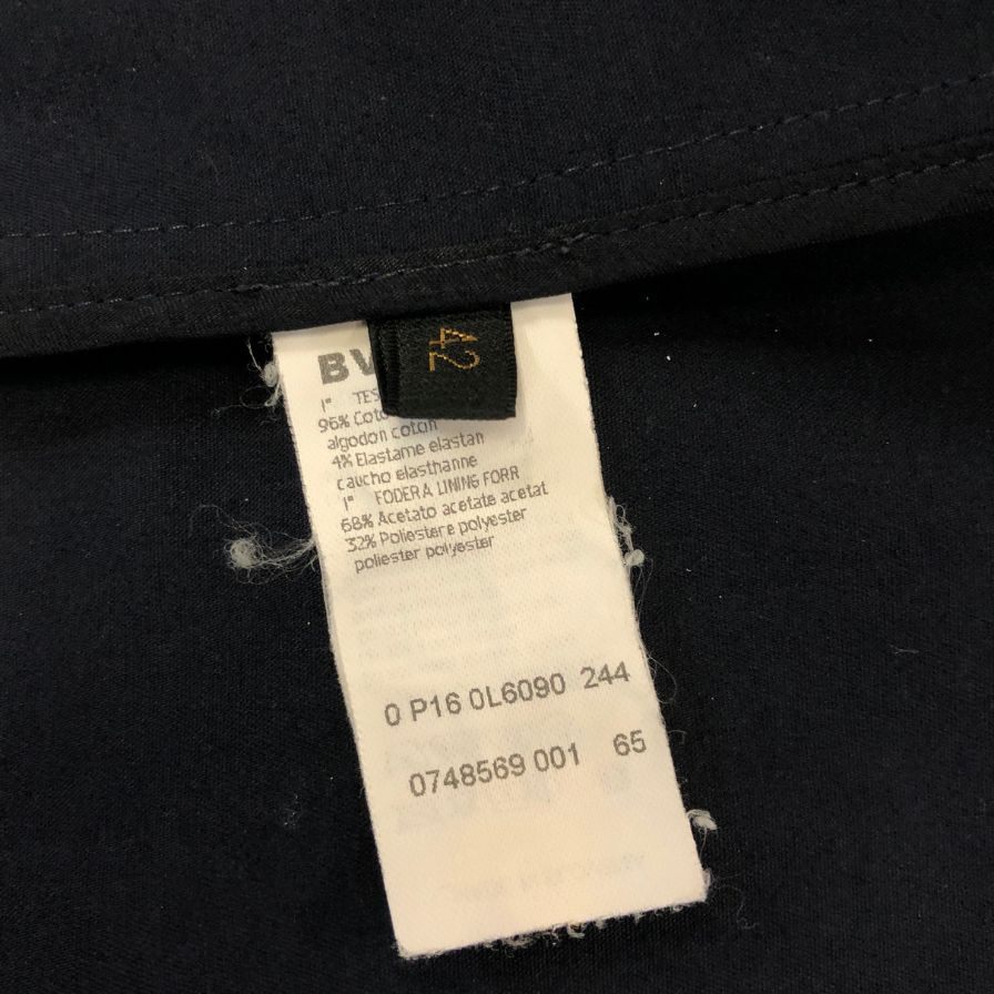 中古◆レ コパン ジャケット シングル コットン ブラック系 レディース サイズ42 Les Copains 【AFB18】