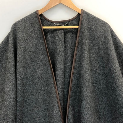 美品◆セルフォード ポンチョ グレー系 レディースサイズ F CELFORD 【AFB34】