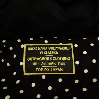 Good condition ◆ WACKO MARIA down jacket WMR-DOWN-03 Lining dot pattern Men's Black Size S WACKO MARIA [AFA8] 