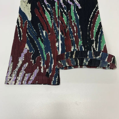 プリーツプリーズ パンツ PP33JF703 ポリエステル  レディース 総柄 サイズ3 PLEATS PLEASE 【AFB10】