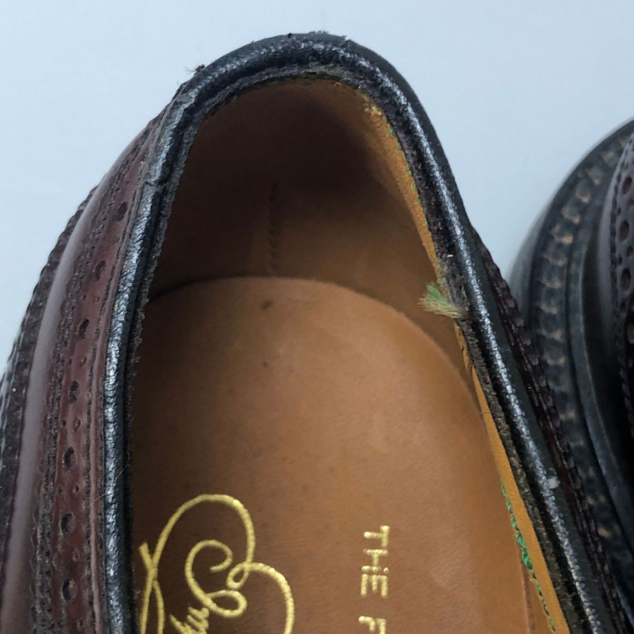 フローシャイム レザーシューズ LWB ケンム―ル インペリアル コードバン バーガンディ メンズ サイズ9.5EEE FLORSHEIM ビジネスシューズ 約27.5cm【LA】【中古】