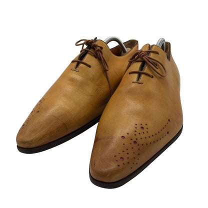 サントーニ  レザーシューズ 7113 110  ライトブラウン メンズ  サイズ6.5 SANTONI 約25.5cm【AFC47】