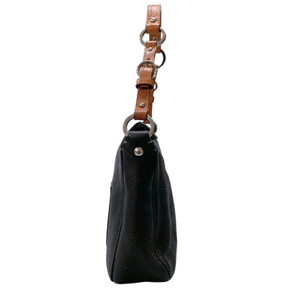 コーチ レザー ショルダーバッグ E05S 8A38 レディース ブラック COACH【AFE1】
