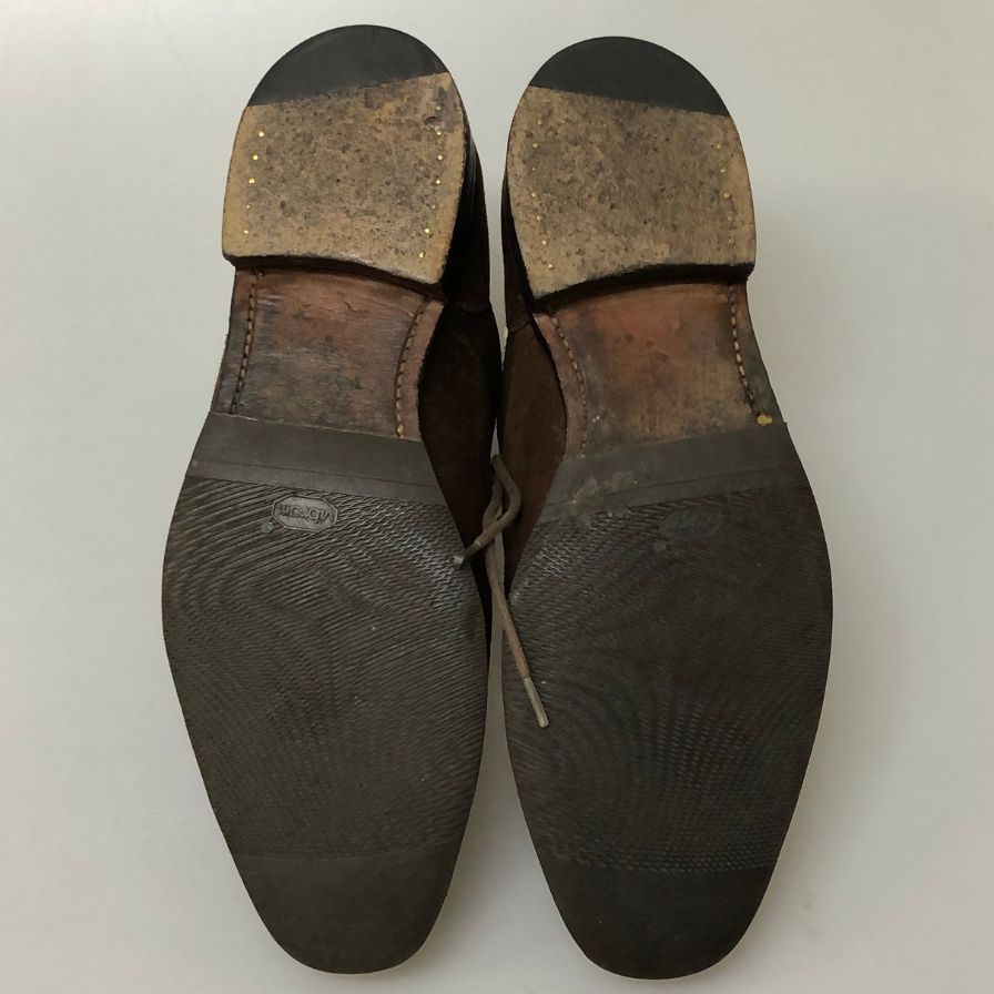 ジョセフチーニー ストレートチップ スエード ブラウン メンズ サイズ6.5E JOSEPH CHEANEY 約25.5cm【AFC34】