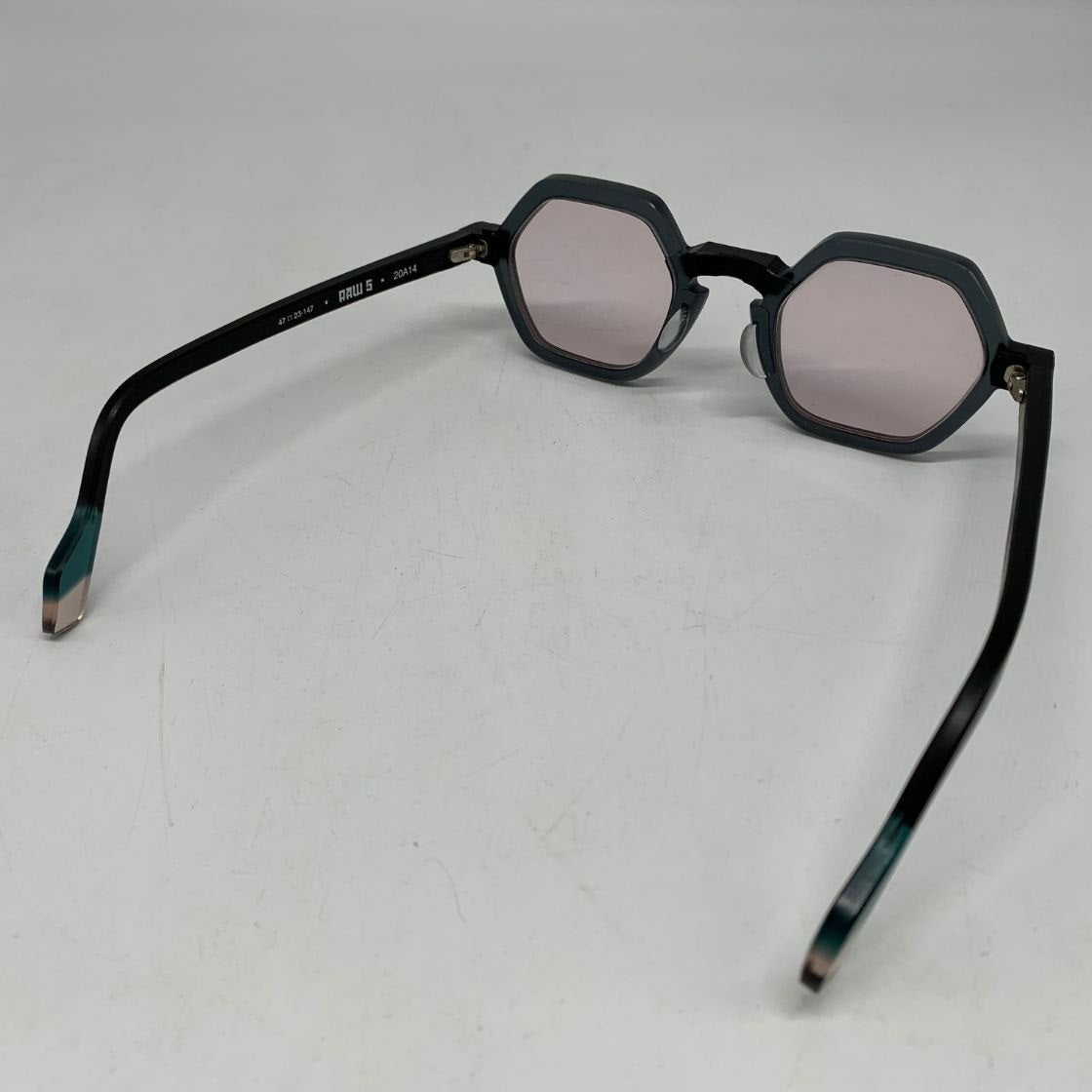 アンバレンタイン メガネ カッティングデザイン RAW5 ブラック 47□23-147 20A14 ANNE＆VALENTIN【AFI10】