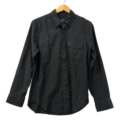 極美品◆アバクロンビー&フィッチ 長袖シャツ コットン ブラック メンズ サイズXS Abercrombie&Fitch 【AFB26】
