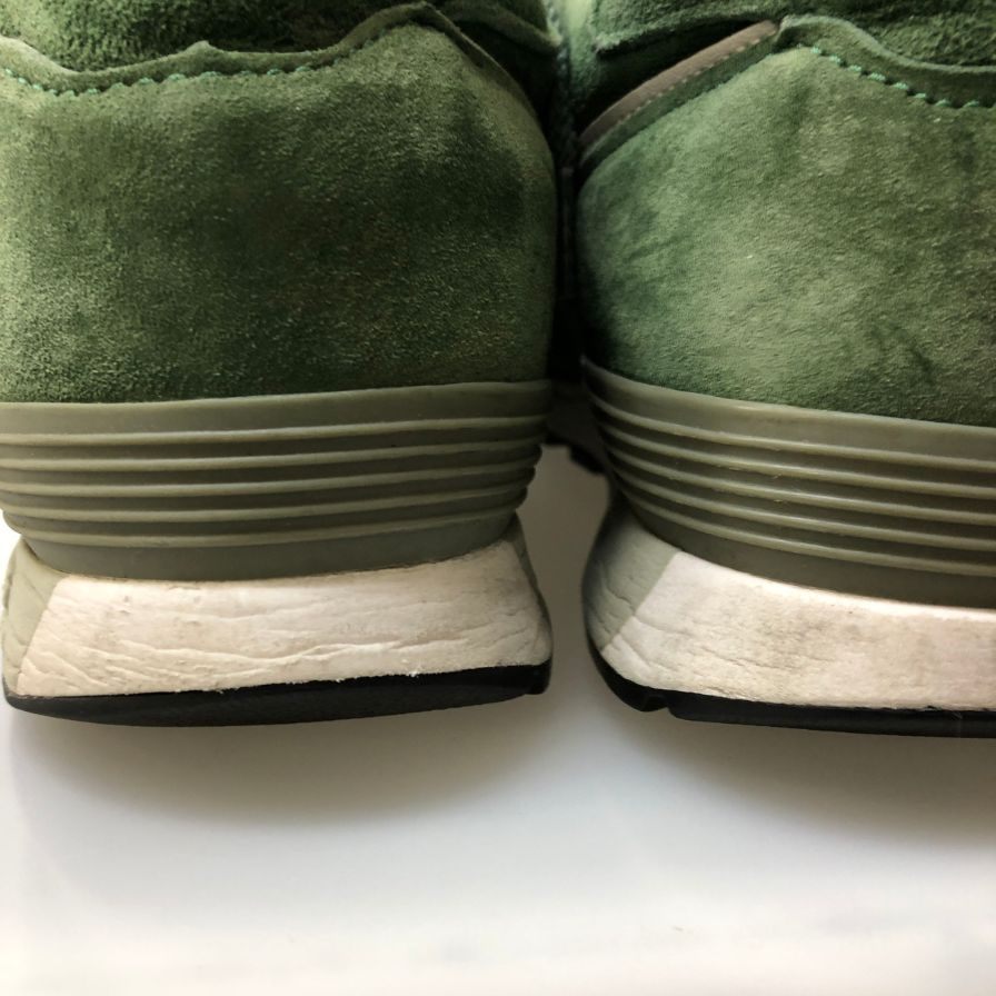 ニューバランス スニーカー M576GG MADE IN ENGLAND スエード サイズ USA9 グリーン New Balance 約27.0cm【AFC35】