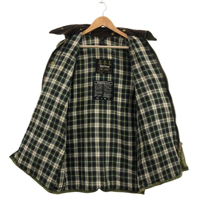 中古◆バブアー ビューフォート オイルドジャケット 3ワラント イングランド製 カーキ メンズ サイズ表記なし Barbour BEAUFORT 【AFB32】