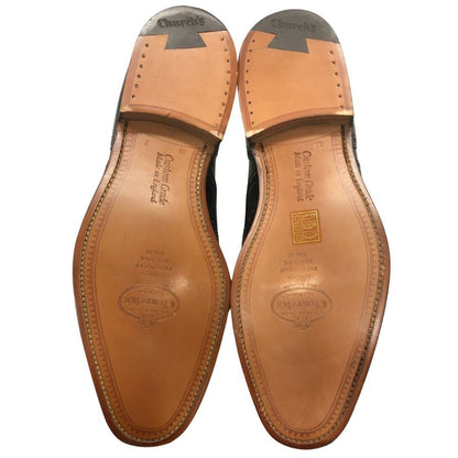 チャーチ レザーシューズ チェットウィンド サイズ8 メンズ ブラック Church's CHETWYND ビジネスシューズ 約26.5cm【LA】【中古】