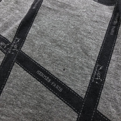 美品◆エルメス マルジェラ期 長袖Tシャツ ハイネック ボルデュック グレー レディース サイズL HERMES 【AFB41】