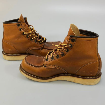 レッドウィング ブーツ アイリッシュセッター 羽根タグ USA製 875 サイズUS8 メンズ ブラウン RED WING 約26.0cm【AFC47】