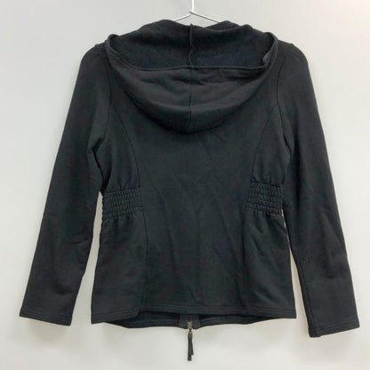 中古◆エフガール フォクシージップパーカー 24677 テンセル ストレッチ ブラック レディース サイズS  FguRL FOXEY 【AFB32】