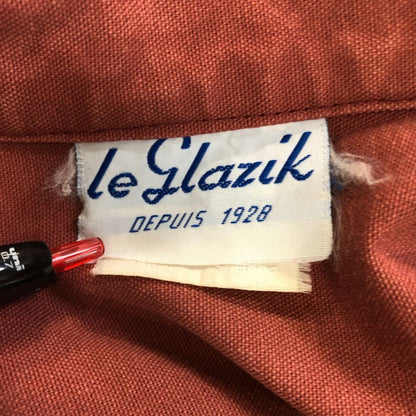 中古◆ルグラジック プルオーバー ジャケット  フィッシャーマンスモック ボルドー系 サイズ48 メンズ  LE GLAZIK 【AFB2】