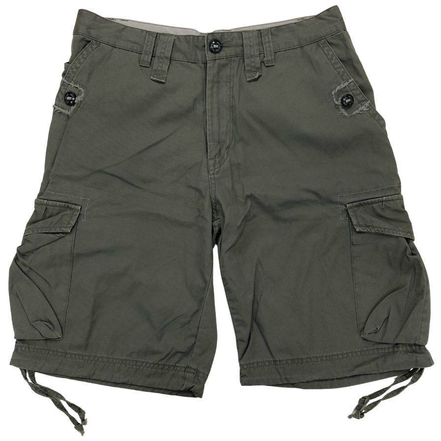 ディーゼル ミリタリー カーゴパンツ 短パン ショートパンツ メンズ サイズ32 カーキ DIESEL 【AFB28】
