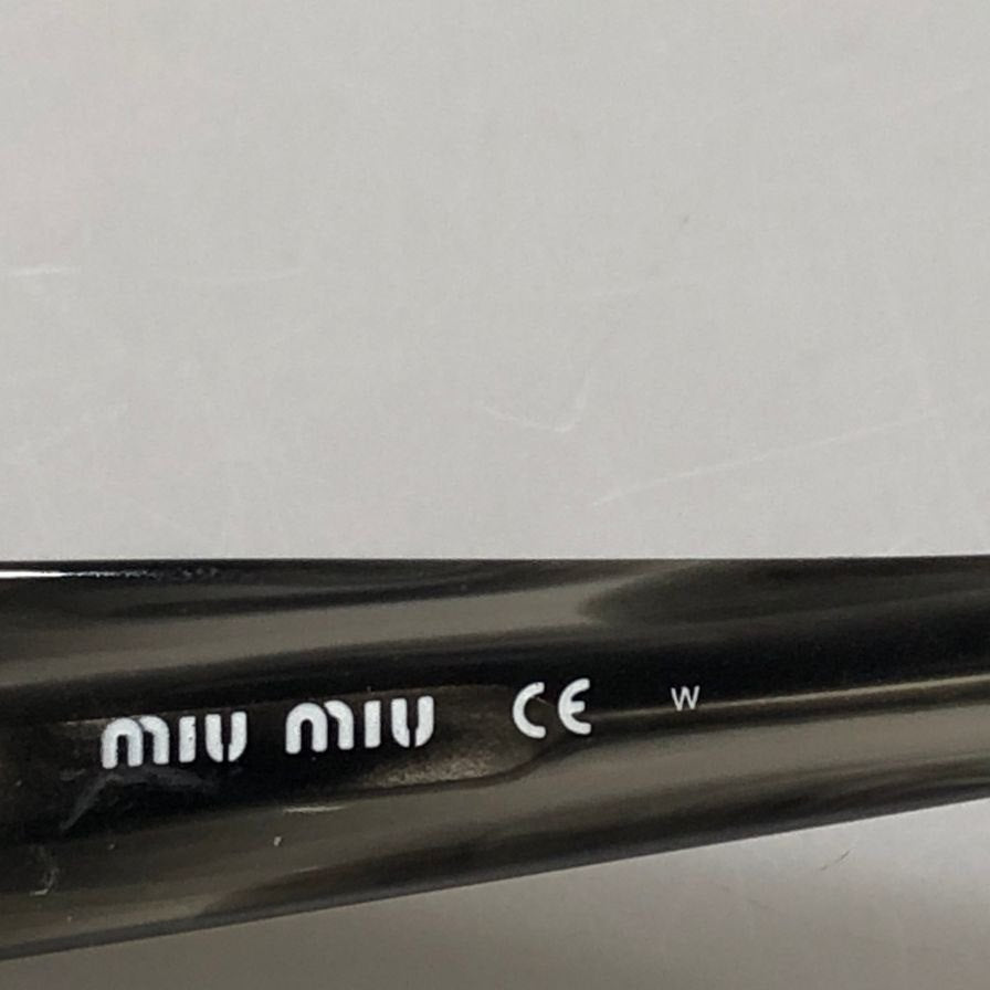 ミュウミュウ サングラス ラウンド グラデーション マーブル柄 61□15 AC73M1 130 SMU09M MIUMIU【AFI23】