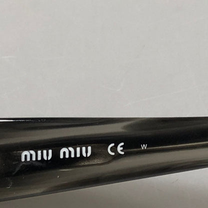ミュウミュウ サングラス ラウンド グラデーション マーブル柄 61□15 AC73M1 130 SMU09M MIUMIU【AFI23】