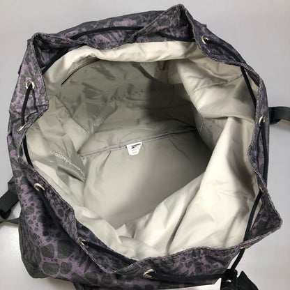 レスポートサック リュック メンズ パープル レオパード柄  LeSportsac【AFE5】