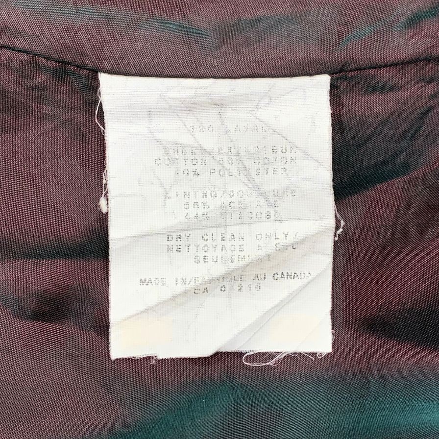 中古◆ロンドンフォグ バルカラーコート ヴィンテージ カナダ製 ネイビー メンズ サイズ 40 LONDON FOG 【AFB42】