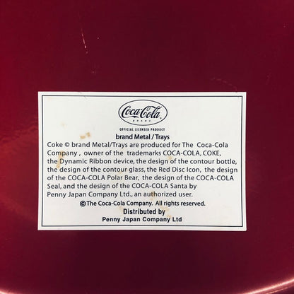 コカ・コーラ ホーロー看板 羽付 レトロ ヴィンテージ  coca-cola【AFI28】【中古】