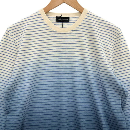 中古◆ロベルトコリーナ クルーネックロングTシャツ ブルーグラデ メンズ 48サイズ Roberto Collina 【AFB23】