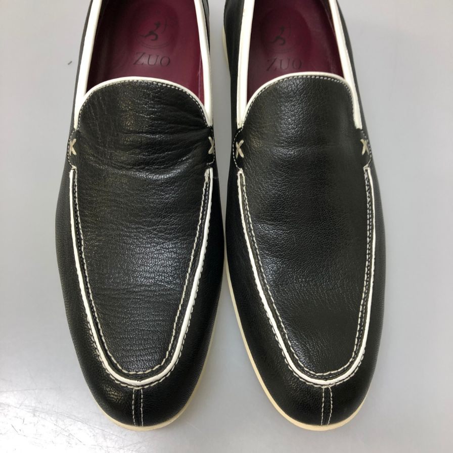 ズオ 南青山 スリッポン Made In Tokyo メンズ サイズ25cm ブラック ZUO 約25.0cm【PTM5】