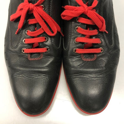 ジョンロブ レヴァー ローカット スニーカー  0315 メンズ サイズ9 ブラック JOHN LOBB 約27.5cm【AFC35】