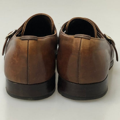 ジョセフチーニー シングルモンク レザーシューズ ブラウン メンズ サイズ6 JOSEPH CHEANEY 約25.0cm【PTM5】