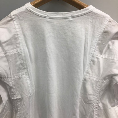 中古◆コムデギャルソン レディース 長袖異素材トップス RG-B011 AD2020 日本製 サイズXS ホワイト COMME des GARCONS 【AFB36】