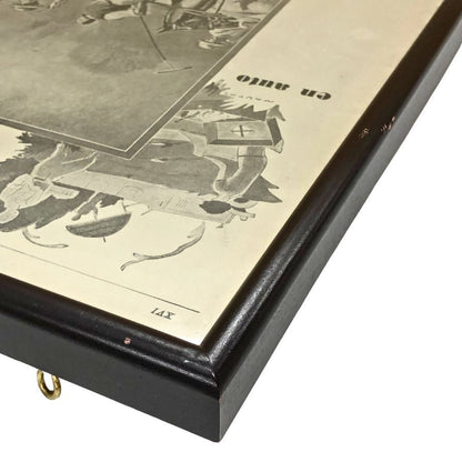 エルメス ポスター 馬 1927年代 ヴィンテージ 額付き HERMES【AFE13】【中古】