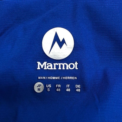 美品◆マーモット 中綿ジャケット ジップアップ ブルー メンズ サイズM Marmot 【AFB26】