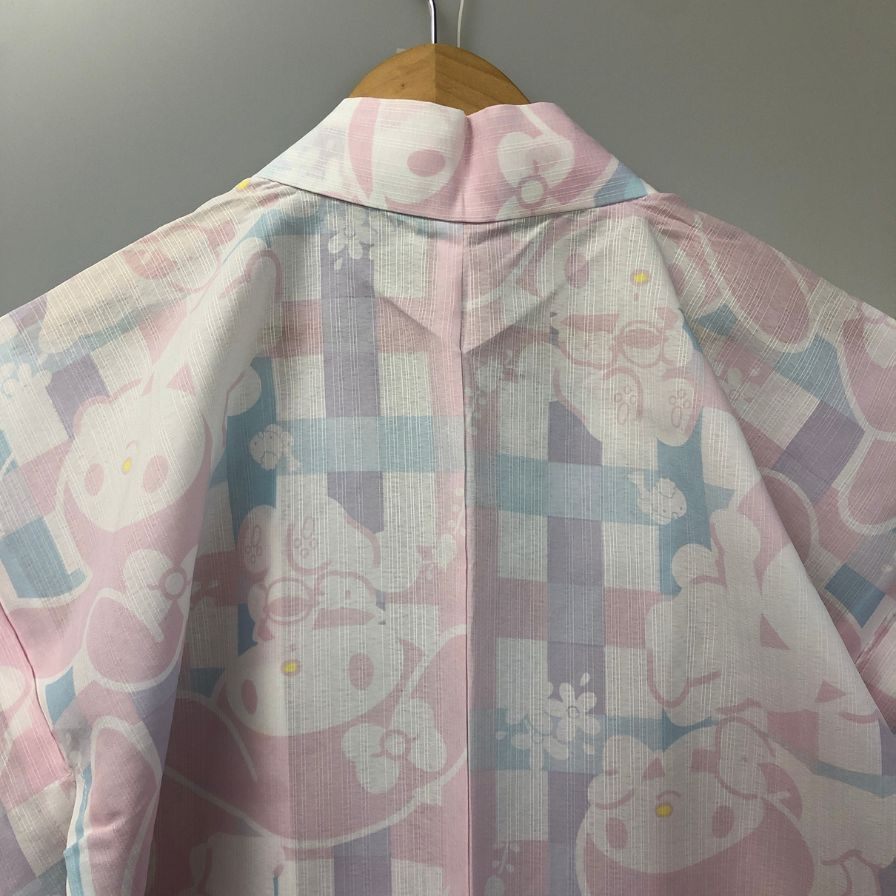 ふりふ 浴衣 サンリオ マイメロディ サイズL レディース ピンク系【AFB13】【中古】