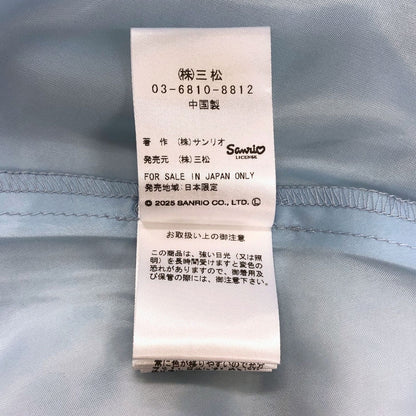 新品同様◆エメ ワンピース 「ハローキティ」 リボンデザイン ブルー系 サイズL レディース AIMER 【AFB37】