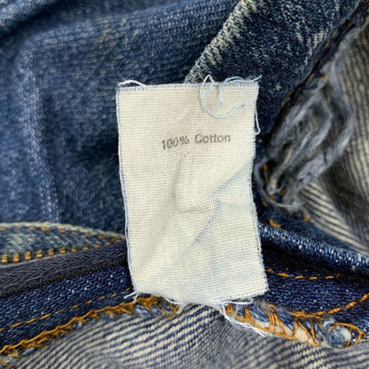 プレインポケッツ デニムパンツ W36L30 ブルー系 Plain Pockets 【AFB30】