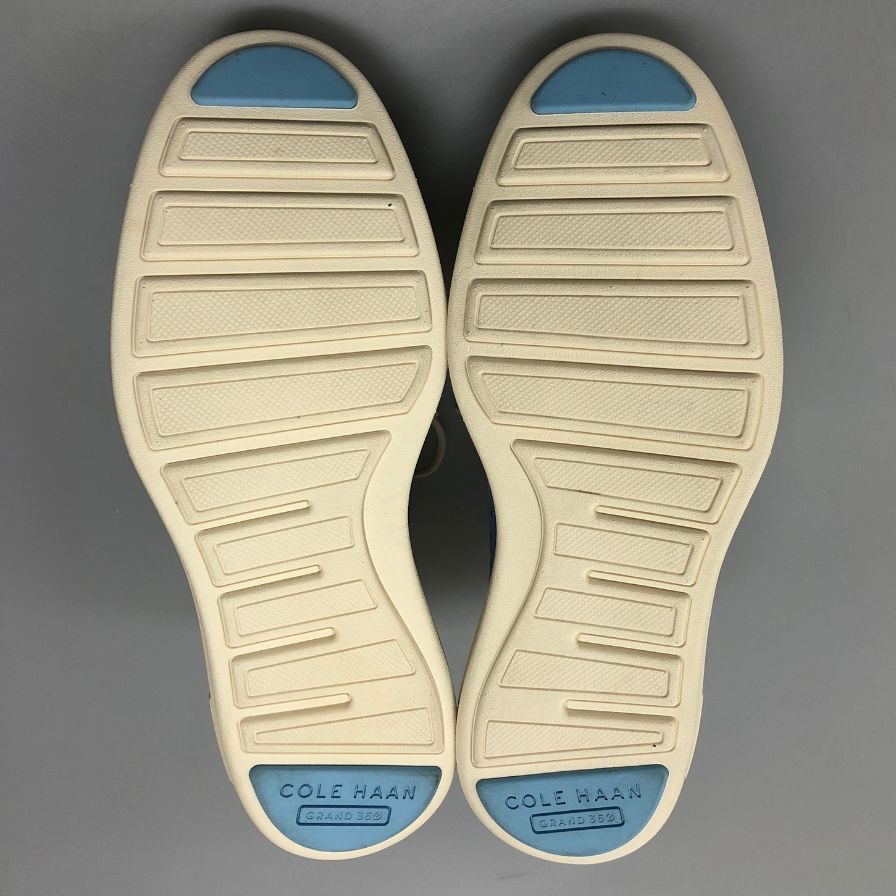 コールハーン レザーシューズ C38485 オリジナルグランドリマスタードロングウィングオックスフォード サイズ7 ブルー系 メンズ COLE HAAN 約25.5cm【AFC2】