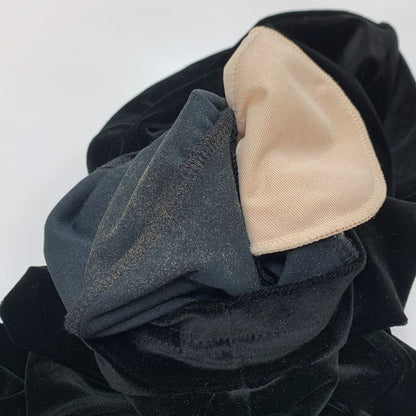 中古◆フォクシーニューヨーク ノースリーブ タイトワンピース  膝下丈 ブラック 40 FOXEY NEWYORK 【AFB27】