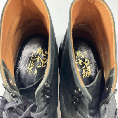 ザ ツー モンキーズ スエードコンビブーツ モカシン ブラック メンズ サイズ US9.5  The 2 Monkeys 約27.5cm【AFC35】