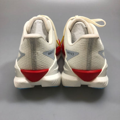 ホカオネオネ ランニングシューズ マッハ X3 ホワイト メンズ 26.5㎝ HOKA ONE ONE【AFC8】【中古】