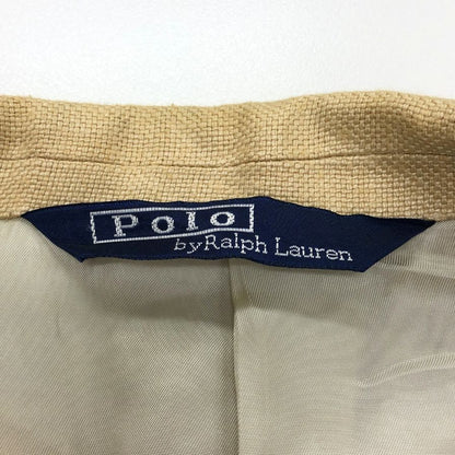 美品◆ポロ ラルフローレン 2Bジャケット リネン メンズ サイズ96A7表記 Polo by Ralph Lauren 【AFB21】