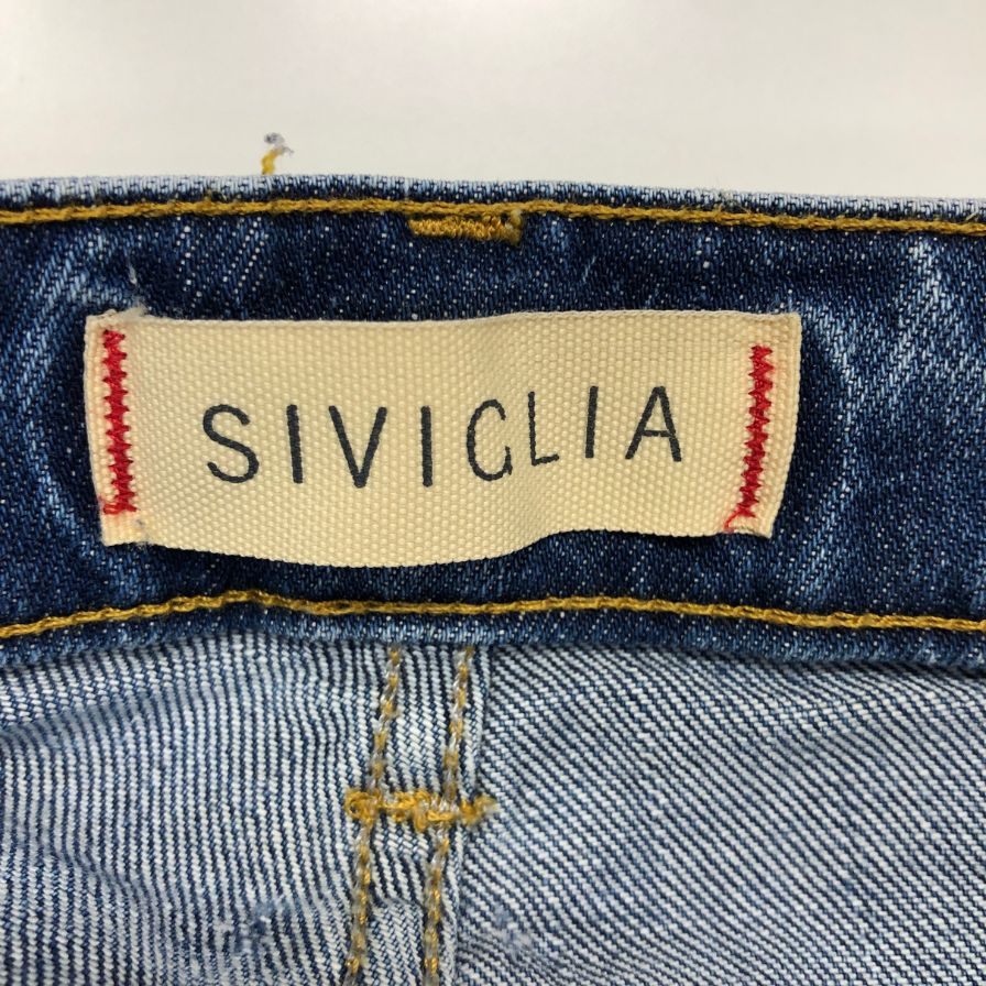 シビリア デニム パンツ Denim Lab パッチワーク加工 メンズ サイズ31 インディゴ SIVIGLIA 【AFB7】