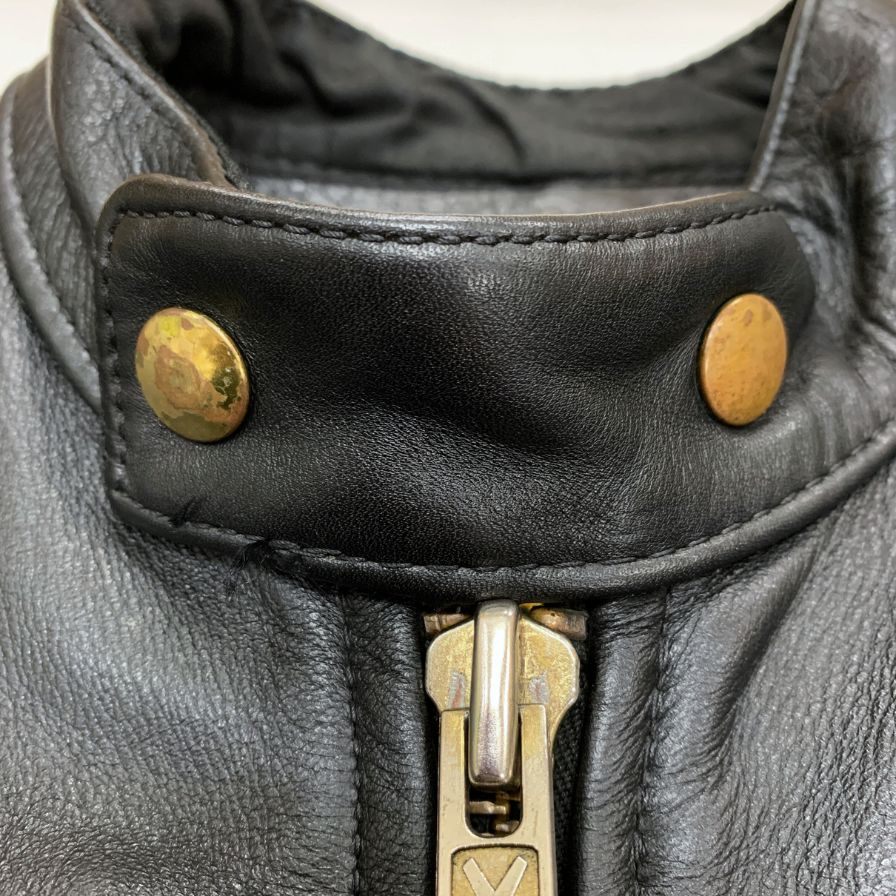 中古◆バンソン シングルライダース タイプB ブラック サイズ38 VANSON 【AFG1】