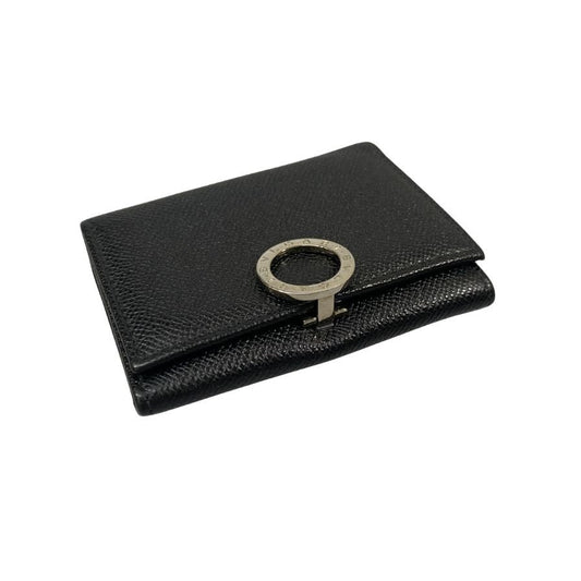 ブルガリ カードケース パスケース カード入れ 名刺入れ ブラック レザー BVLGARI【AFI22】