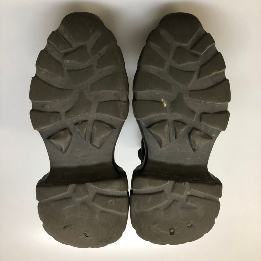 リックオウエンス ビートルメガトラクターブーツ ブラック レザー メンズ サイズ41 RU02D6860 RICK OWENS 約26.0cm【AFD7】