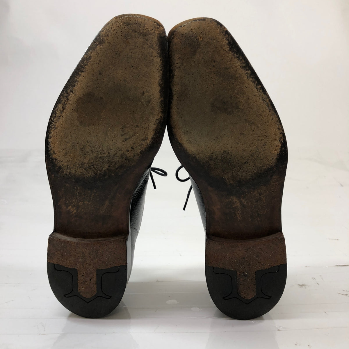 ジョンロブ レザーシューズ 2ホール ダービー プレーントゥ グッドウッド 外羽根 ブラック メンズ サイズ 5E JOHN LOBB GOODWOOD 約24.0cm【AFC29】